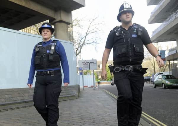 A file photo of police in Portsmouth