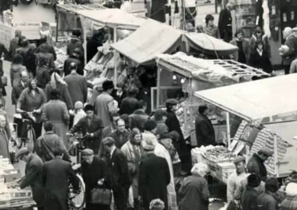Charlotte Street market in 1975