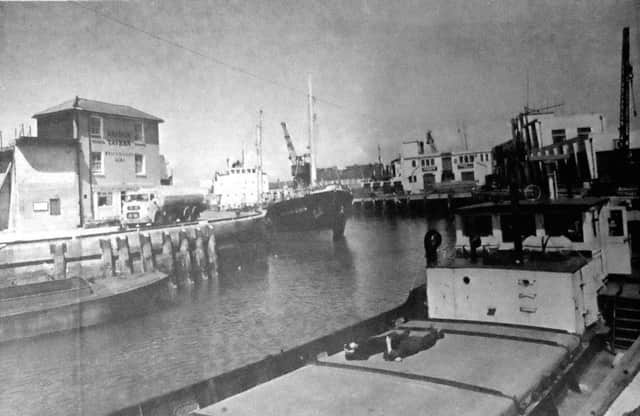 Cargo vessels and a waterside pub - the Camber had all the stand-and-star fascination of a small port