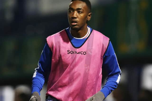 Pompey new-boy Sylvain Deslandes Picture: Joe Pepler