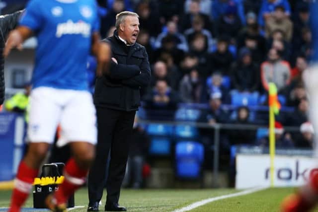 Pompey boss Kenny Jackett. Picture: Joe Pepler