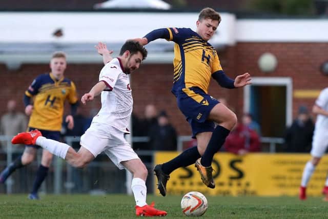 Gosport are hoping to get a positive result against Tiverton. Picture: Chris Moorhouse
