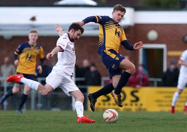 Gosport are hoping to get a positive result against Tiverton. Picture: Chris Moorhouse