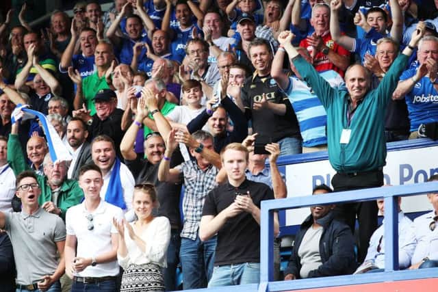 Kenny Jackett is proud of the link between the players and the Fratton faithful. Picture: Joe Pepler
