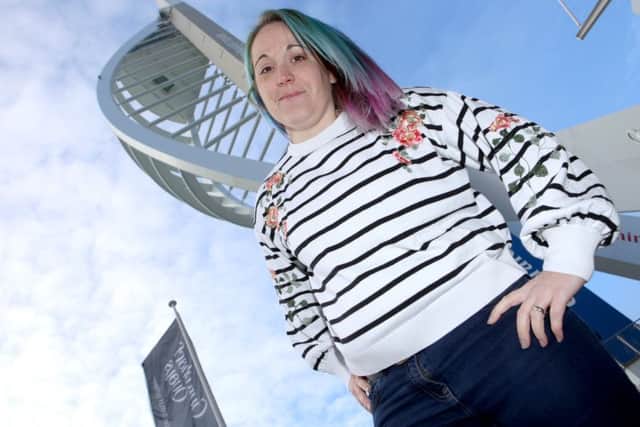 Martina Lee is going to abseil down Spinnaker Tower in give back to the autism charity that helped her son. Picture: Habibur Rahman