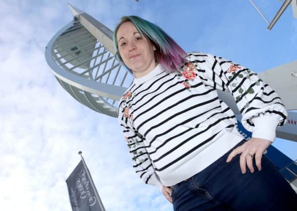 Martina Lee is going to abseil down Spinnaker Tower in give back to the autism charity that helped her son. Picture: Habibur Rahman
