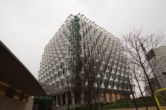 The new US Embassy in south London. Picture: Stefan Rousseau/PA Wire