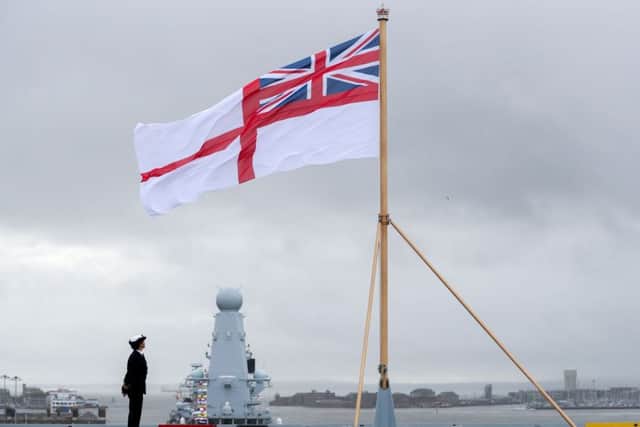 HMS Queen Elizabeth. Picture: Andrew Matthews/PA Wire