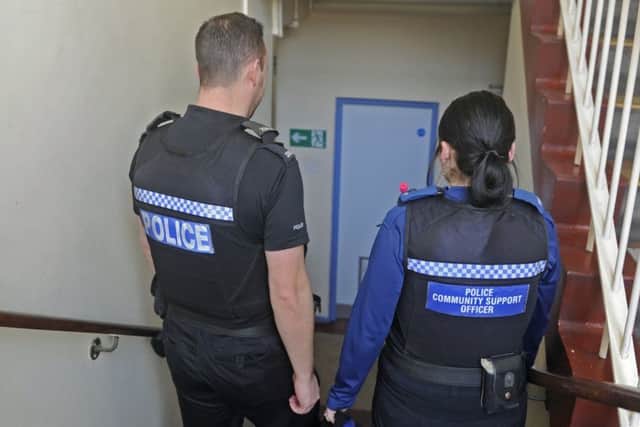 File photo of police in Portsmouth