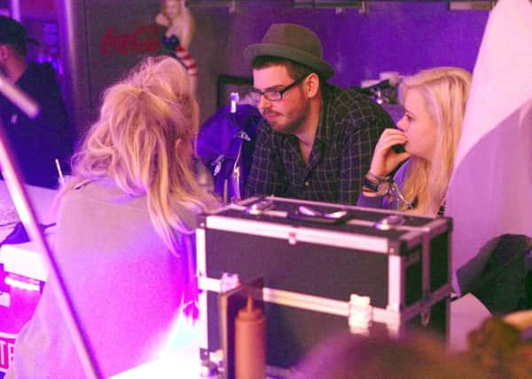 Filmmakers Matthew Harrison and Summer Greenwood on the set of their short film, Son of Perdition Picture: Nathan Valentine