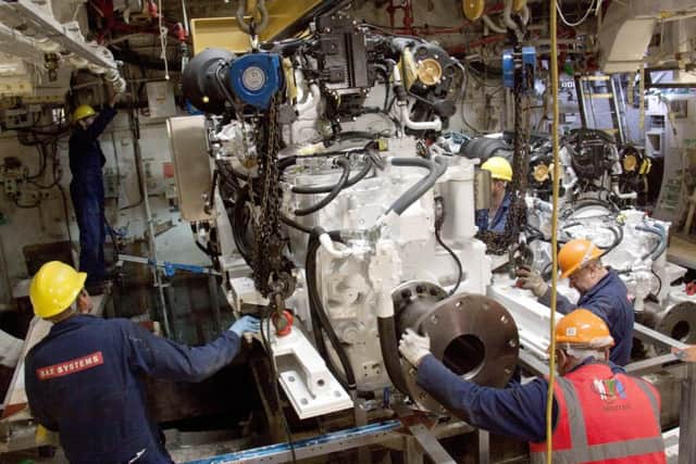 BAE Systems engineers at work