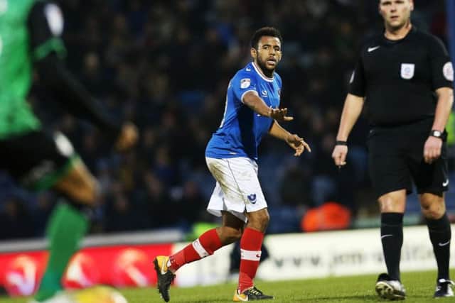Nathan Thompson played in a holding-midfield role against Scunthorpe