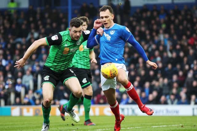 Kal Naismith impressed up front alongside Brett Pitman. Picture: Joe Pepler