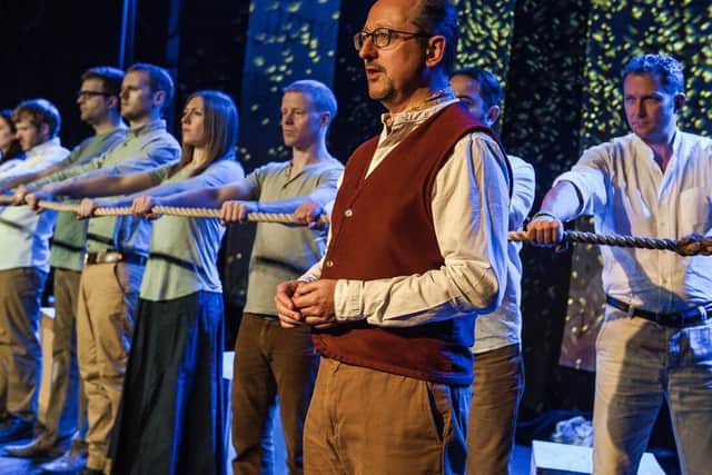 The Transports, with narrator Matthew Crampton in the foreground