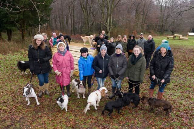 Official Opening of the Fort and Fleet Dog Activity Trail at Queen Elizabeth Country Park  PICTURE: Duncan Shepherd 1800 77_001