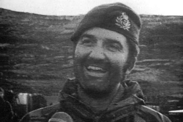 Surgeon Captain Richard Jolly during the Falklands War