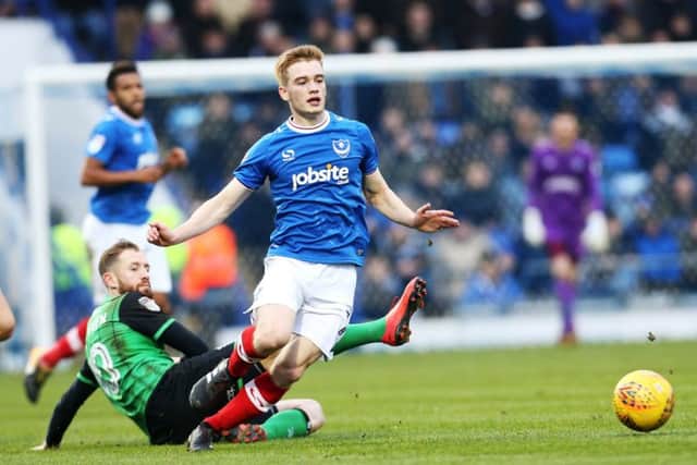 On-loan Wolves midfielder Connor Ronan impressed against Scunthorpe Picture: Joe Pepler