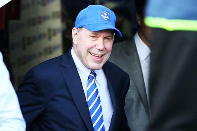 Pompey chairman Michael Eisner Pictures: Joe Pepler