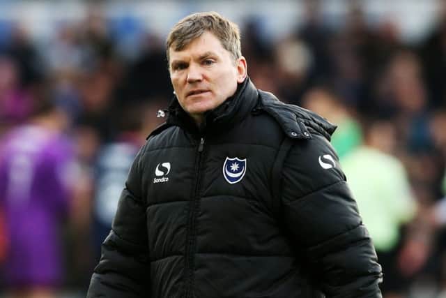 Pompey assistant manager Joe Gallen