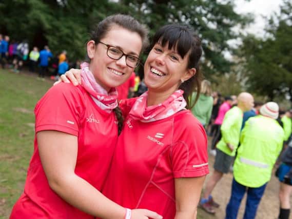 Bethany Murdy and Tracy Murdy at Havant parkrun event 295