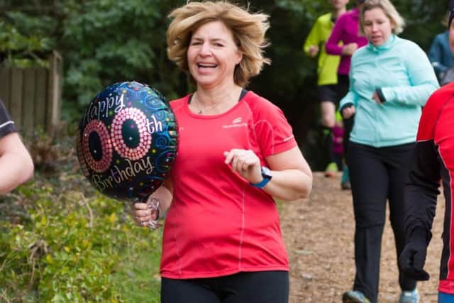 Anne Cook completed her 100th parkrun