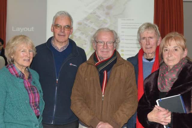 From left, Yvonne Copeland, Charles Ashe, Ray Cobbett, Brendan Gibb-Gray and Malinda Griffin