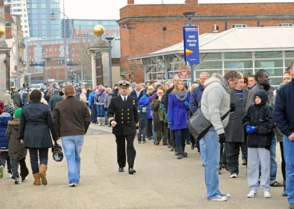 Visitors to Portsmouth Naval Base will be able to see a new heritage arts trail