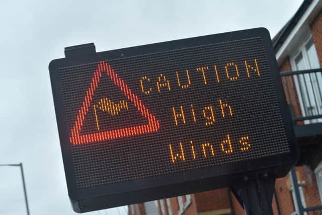 Strong winds are forecast tonight