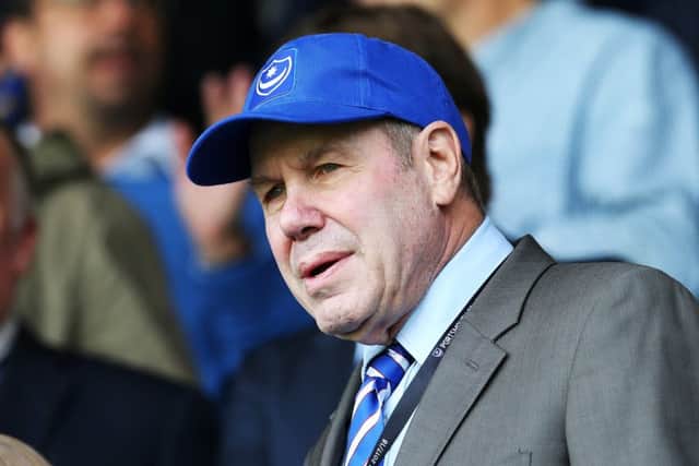 Pompey chairman Michael Eisner. Picture: Joe Pepler
