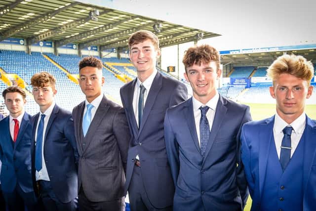Pompey's second-year scholars back in 2016 when they signed up. Picture: Colin Farmery