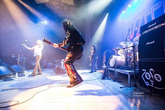 Hats off to Led Zeppelin performing live. Picture by Trev Earl