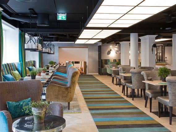 Absalons trendy dining area.