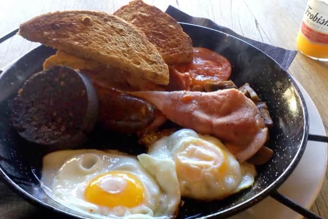 The tasty fry-up at Feed Cafe