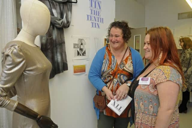 Designer Deryn Relph and organiser Ami Hyde with some of the pieces.
Picture Ian Hargreaves