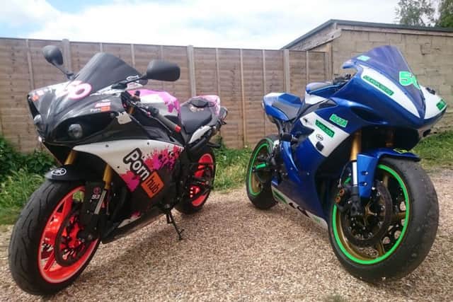 Aaron Drzystek's stolen motorbikes // (left) Yamaha yzf-R1,  YP11 WGY  and (right) Yamaha yzf-R1, LG07 CWR.
