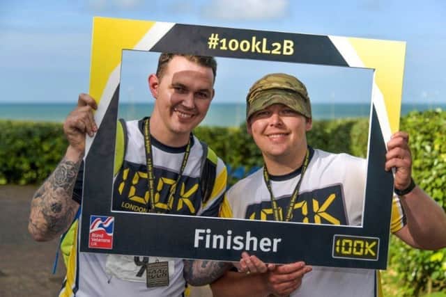 Luke and his brother Daniel after finishing last year