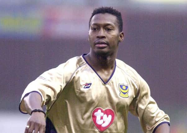 Lassina Diabate made his Pompey debut at Rotherham