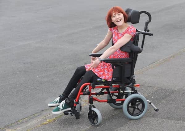 Ailsa Speak had the same wheelchair for nearly a decade, from age nine until she was 18 and suffered delays at the hands of Millbrook 

Picture: Sarah Standing