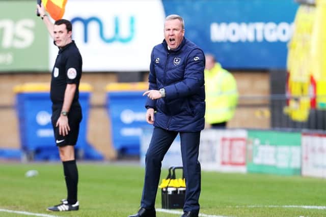 Pompey boss Kenny Jackett. Picture: Joe Pepler