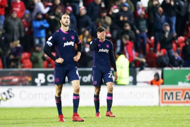 Pompey conceded late to lose 1-0 at Rotherham. Picture: Joe Pepler/Digital South