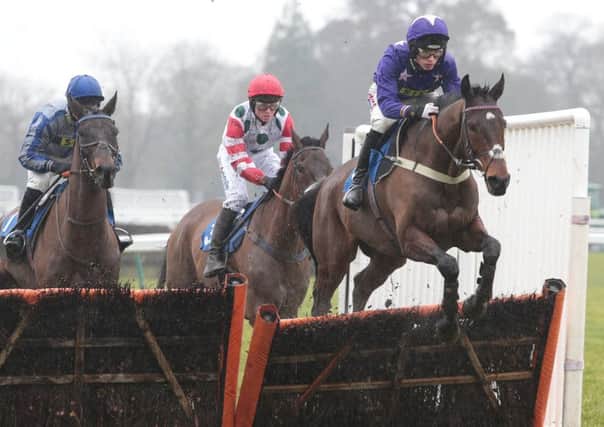 Fourth Act and Harry Cobden on their way to victory on Sunday. Picture: Fontwell Park