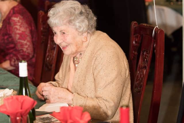 Eunice Forhead, from Baffins, celebrated her 104th Birthday at Tin Tin Chinese restaurant in Portsmouth. Picture: Keith Woodland PPP-180113-214724006