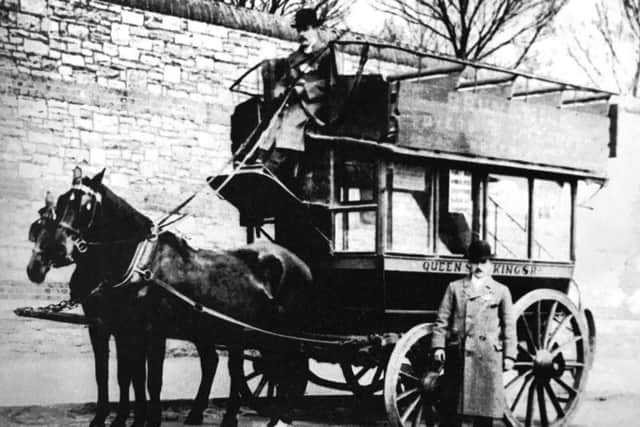 Eunice Forhead's father George Good used to own this horse-drawn bus