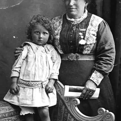 Eunice as a young girl with her grandmother Pasqua Pitassi