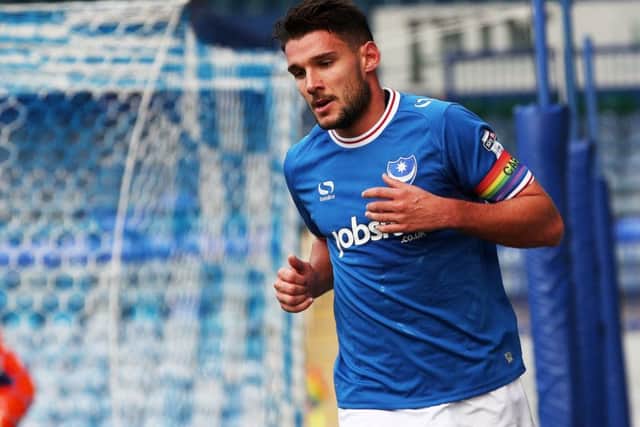 Pompey wideman Gareth Evans
