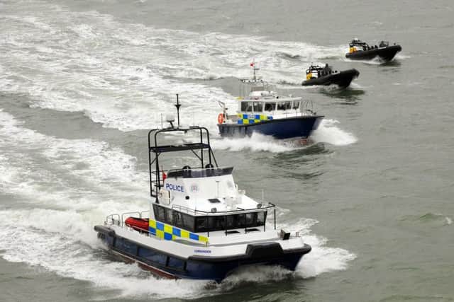 Hampshire police's marine unit fleet