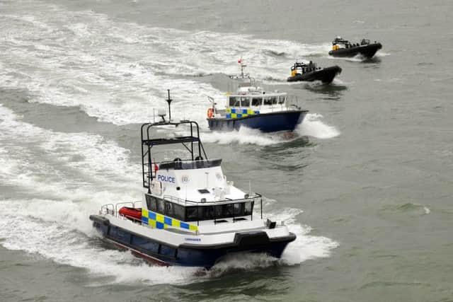 Hampshire police's marine unit