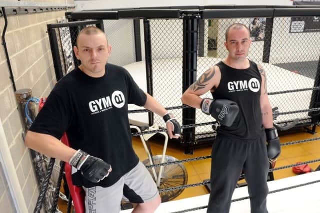 Gareth Johnson, right, and Brian Adams of Gym 01. Picture: Paul Jacobs