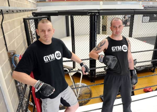 Gareth Johnson, right, and Brian Adams of Gym 01. Picture: Paul Jacobs