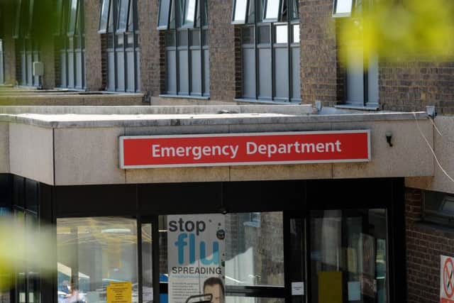 Data relating to the A&E department at QA Hospital included figures of performance rates at Gosport's minor injuries unit